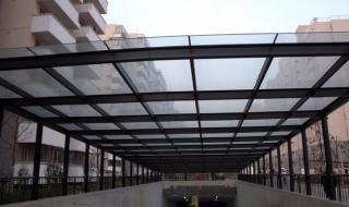 张膜结构雨棚厂家 张膜结构雨棚厂家